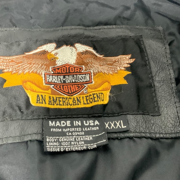 Harley Davidson Leather Jacket 3XL (Men's) - Picture 11 of 11
